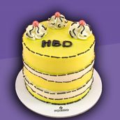 Comic Cake Yellow