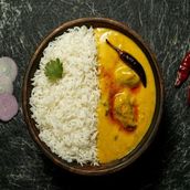 KADI PAKORA RICE BOWL