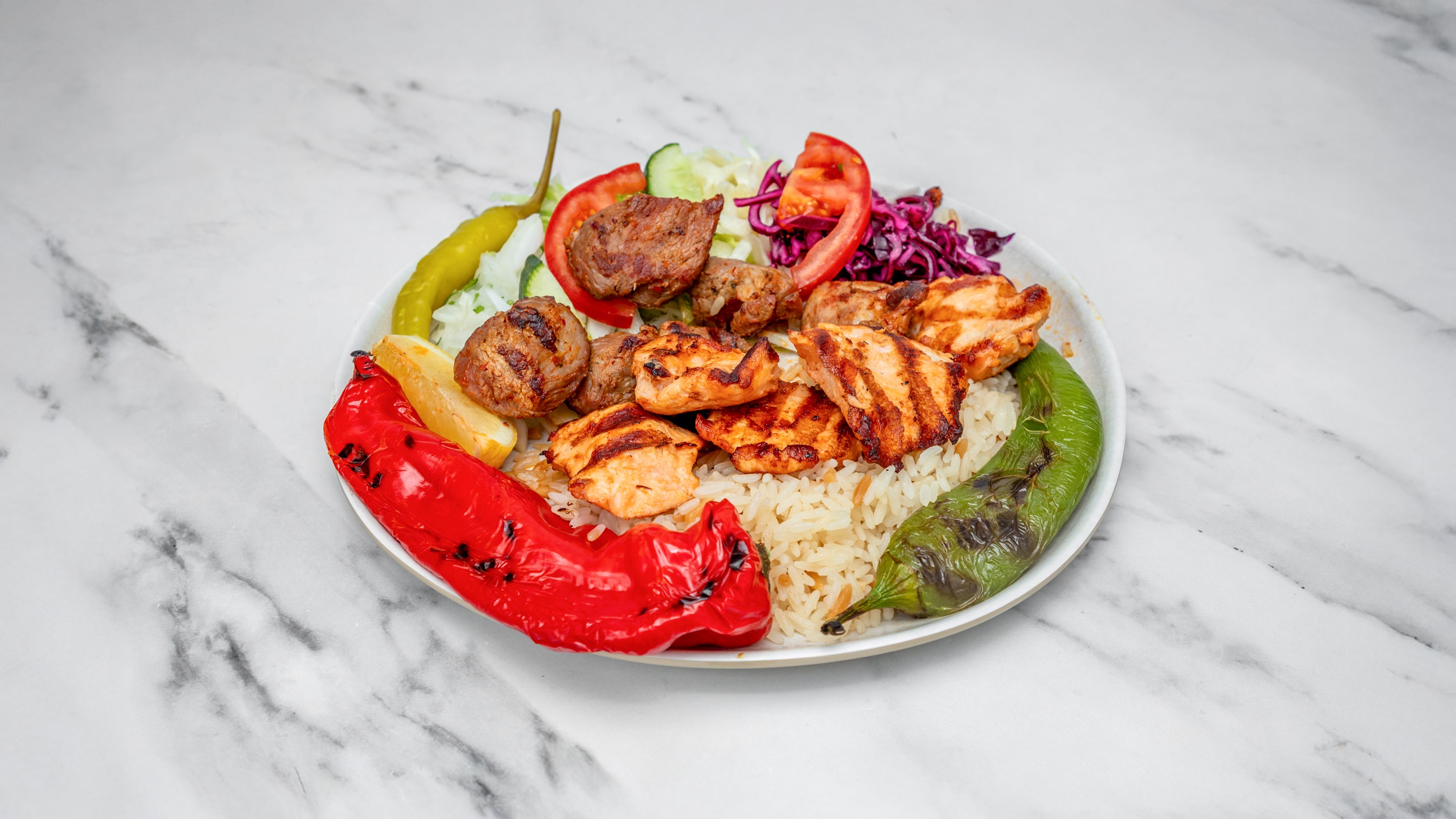 Chicken Shish and Lamb Shish