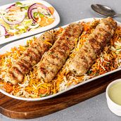 Chicken seekh biryani
