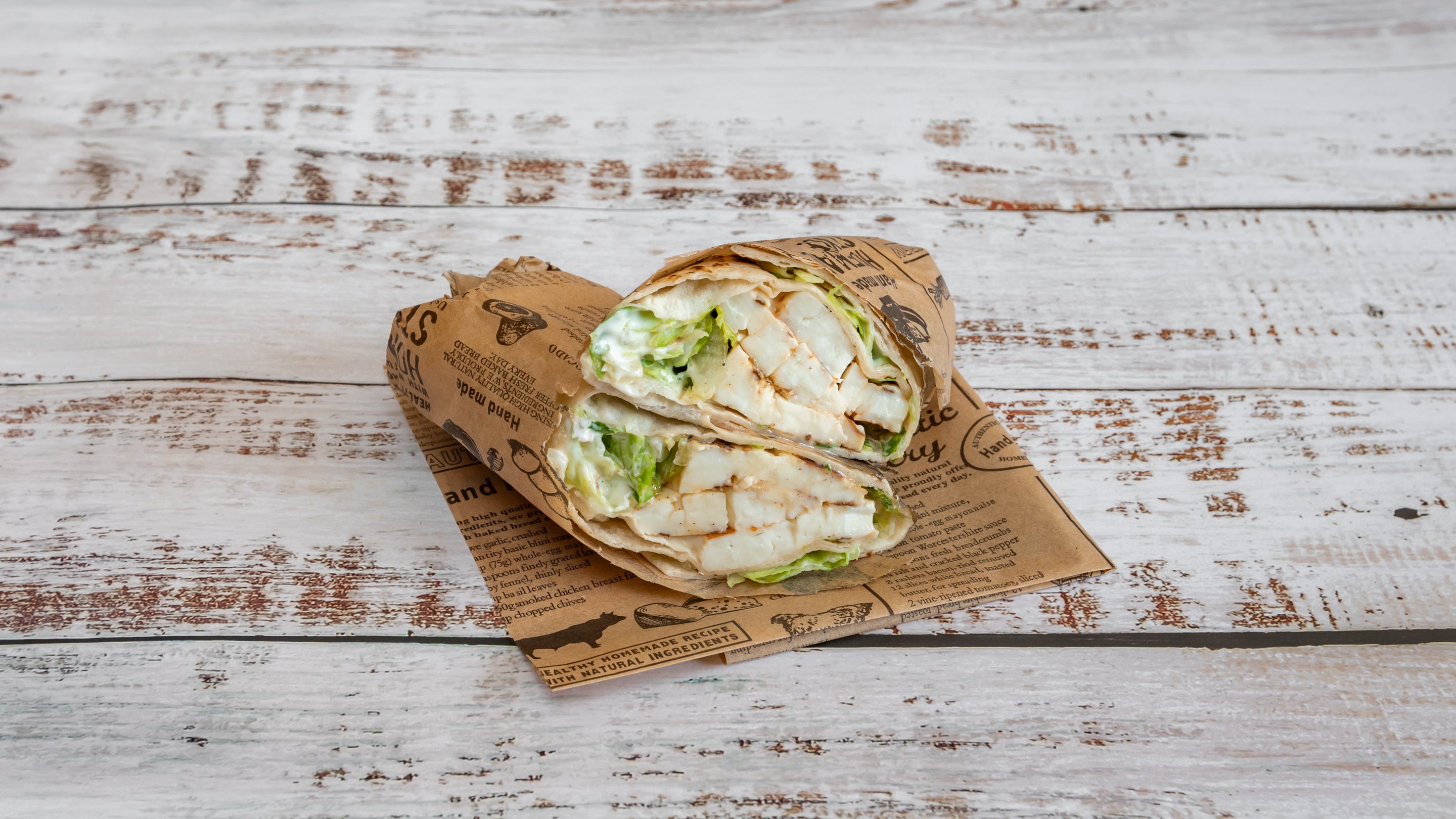 Peri Peri Halloumi Wrap