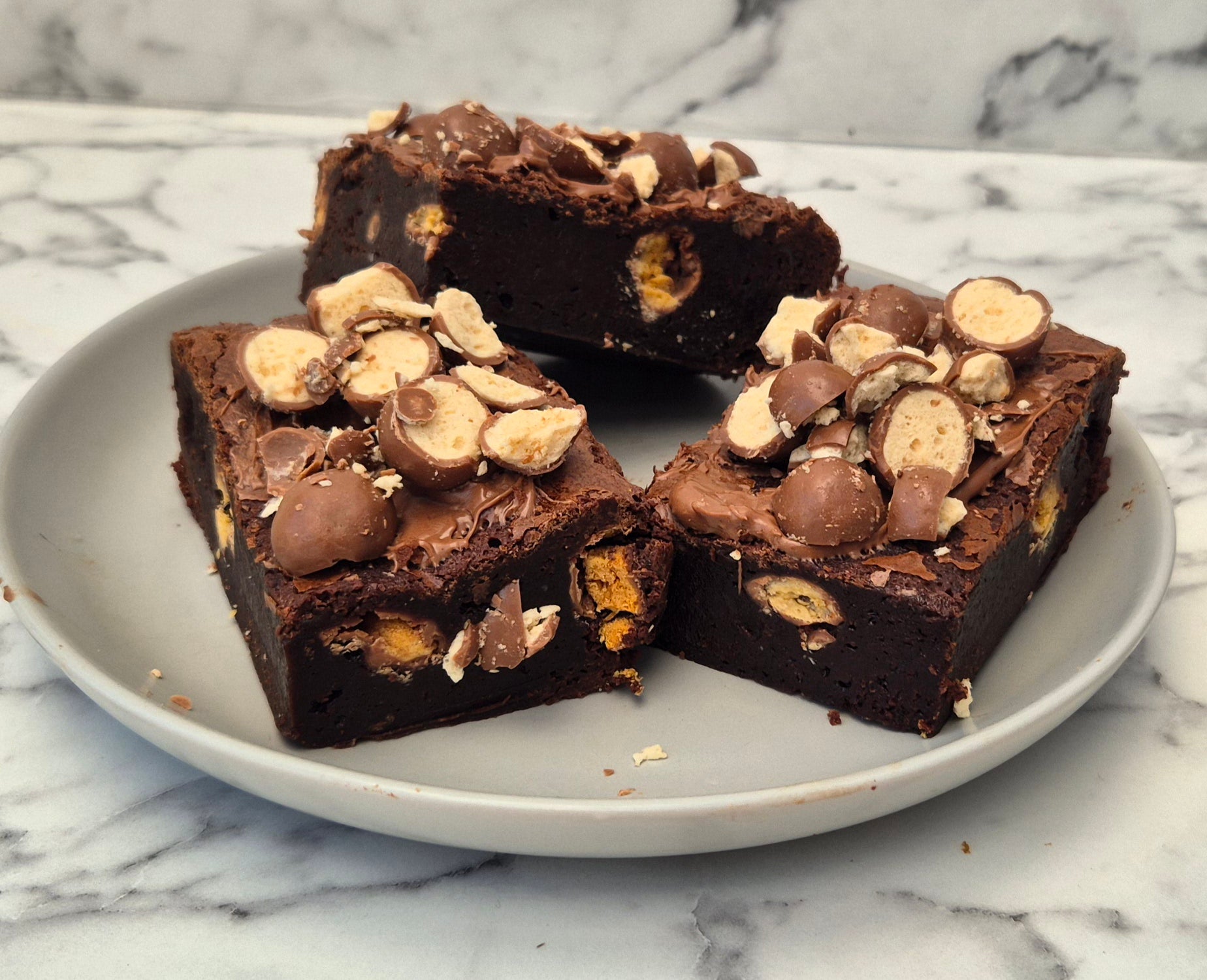 Malteser brownie