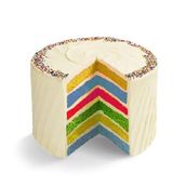 Rainbow Vanilla Cake [8 inch]