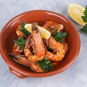 Pan Fried Garlic Shrimps