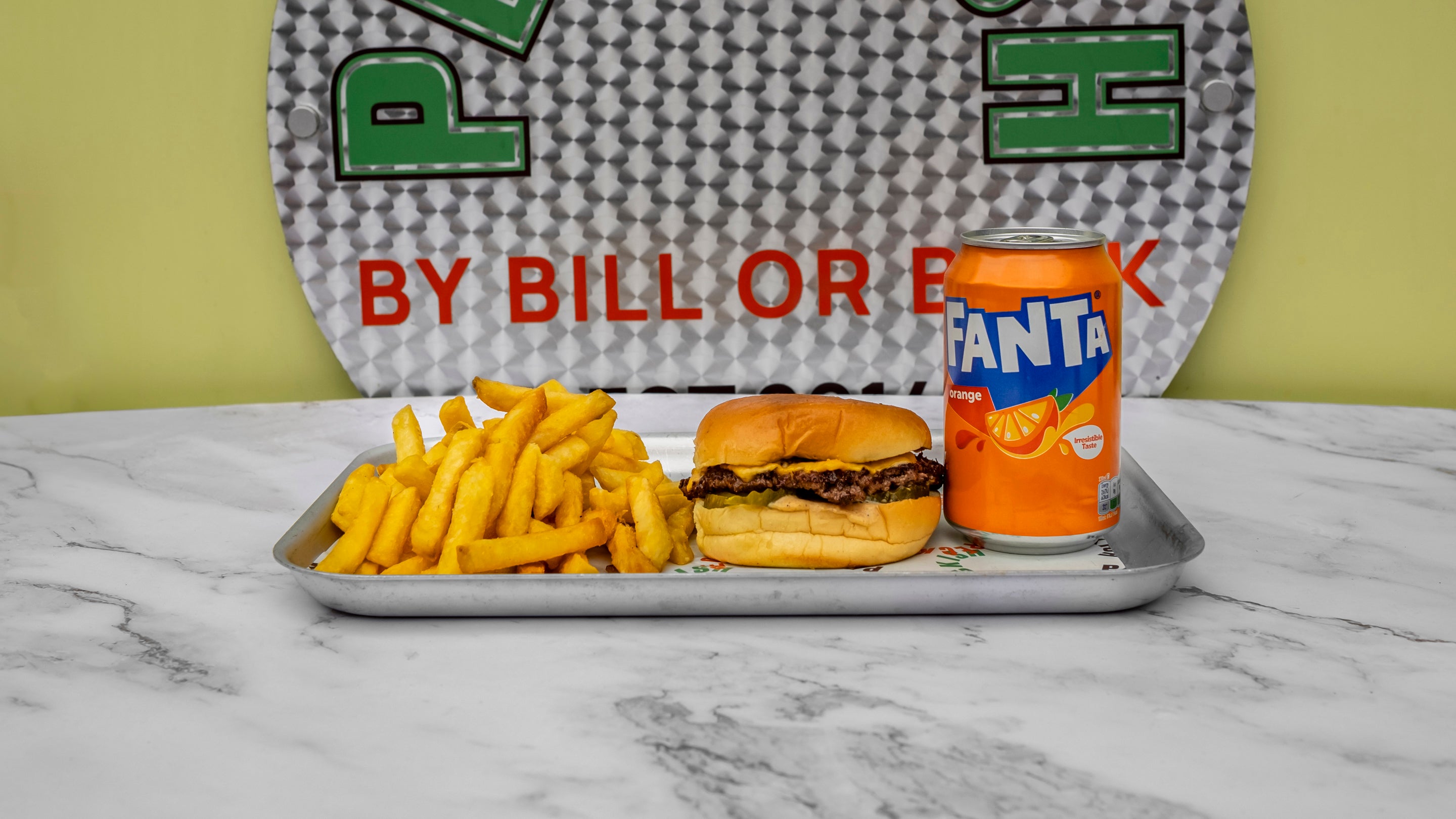 Single Smashed Patty Cheeseburger Meal