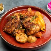 Palestinian Roasted Chicken Tray