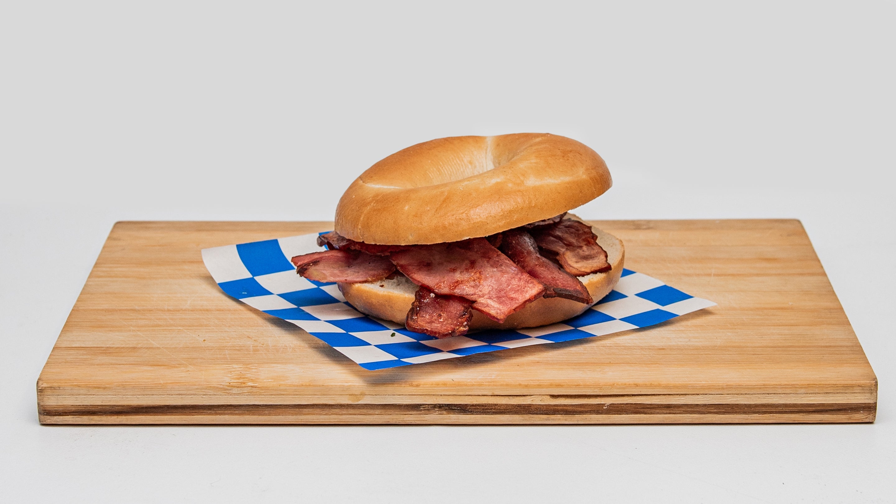 Bacon Loaded Bagel