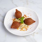 FRIED KIBBI WITH SAUCE 3 PCS