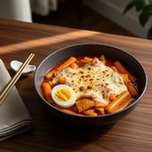 Cheesy Tteokbokki