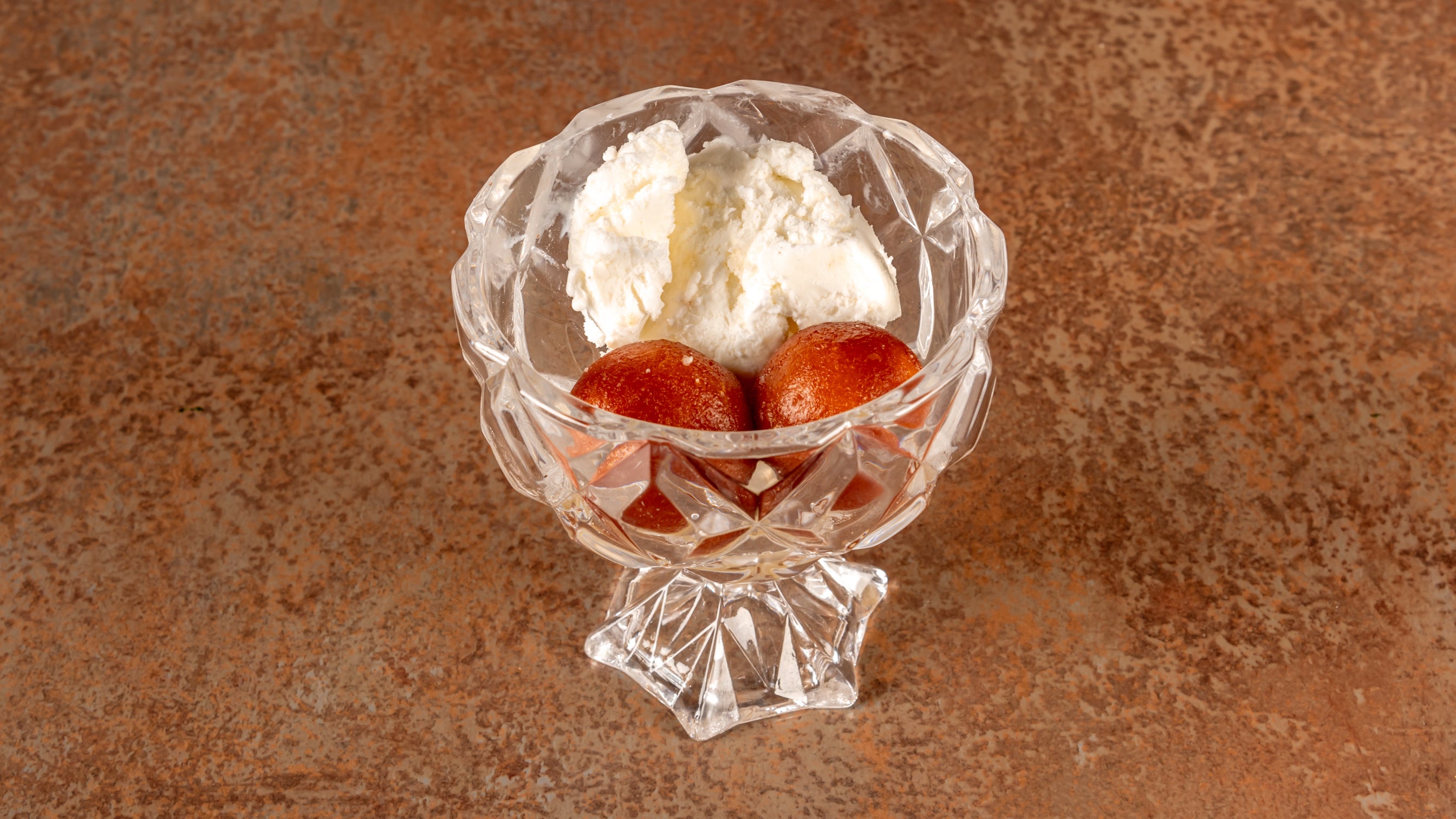 Punjabi Gulab Jamun & Ice Cream