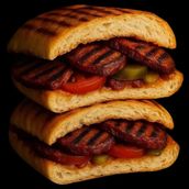 Authentic Armenian Sujuk Sandwich