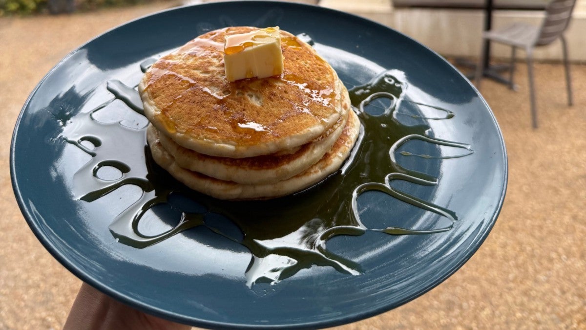 Maple Pancake With Salted Butter