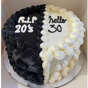 Half and Half Cake 1