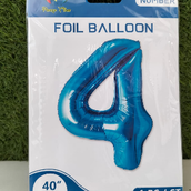 Number 4 Blue