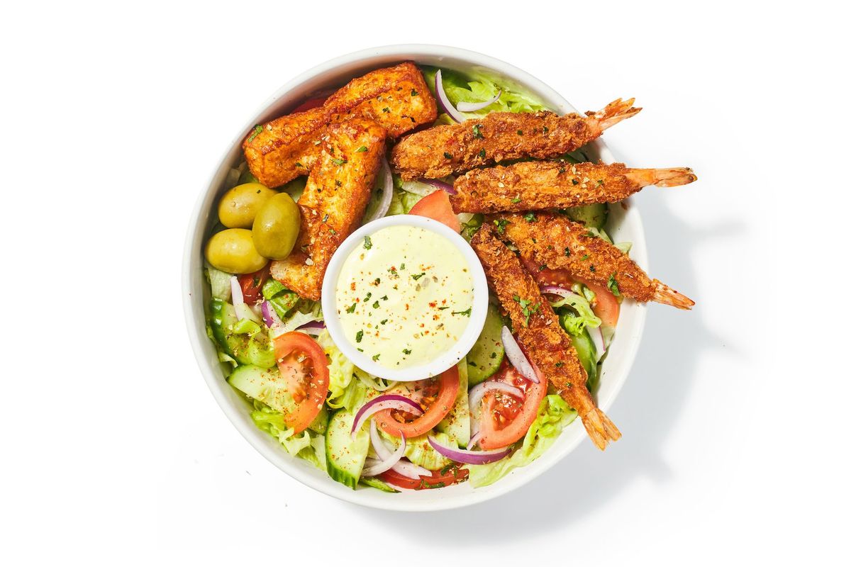 Panko Prawn Bowl