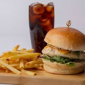 Grilled Chicken Burger Meal