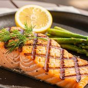 Fresh Salmon Fillet BBQ
