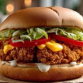 Classic chicken burger