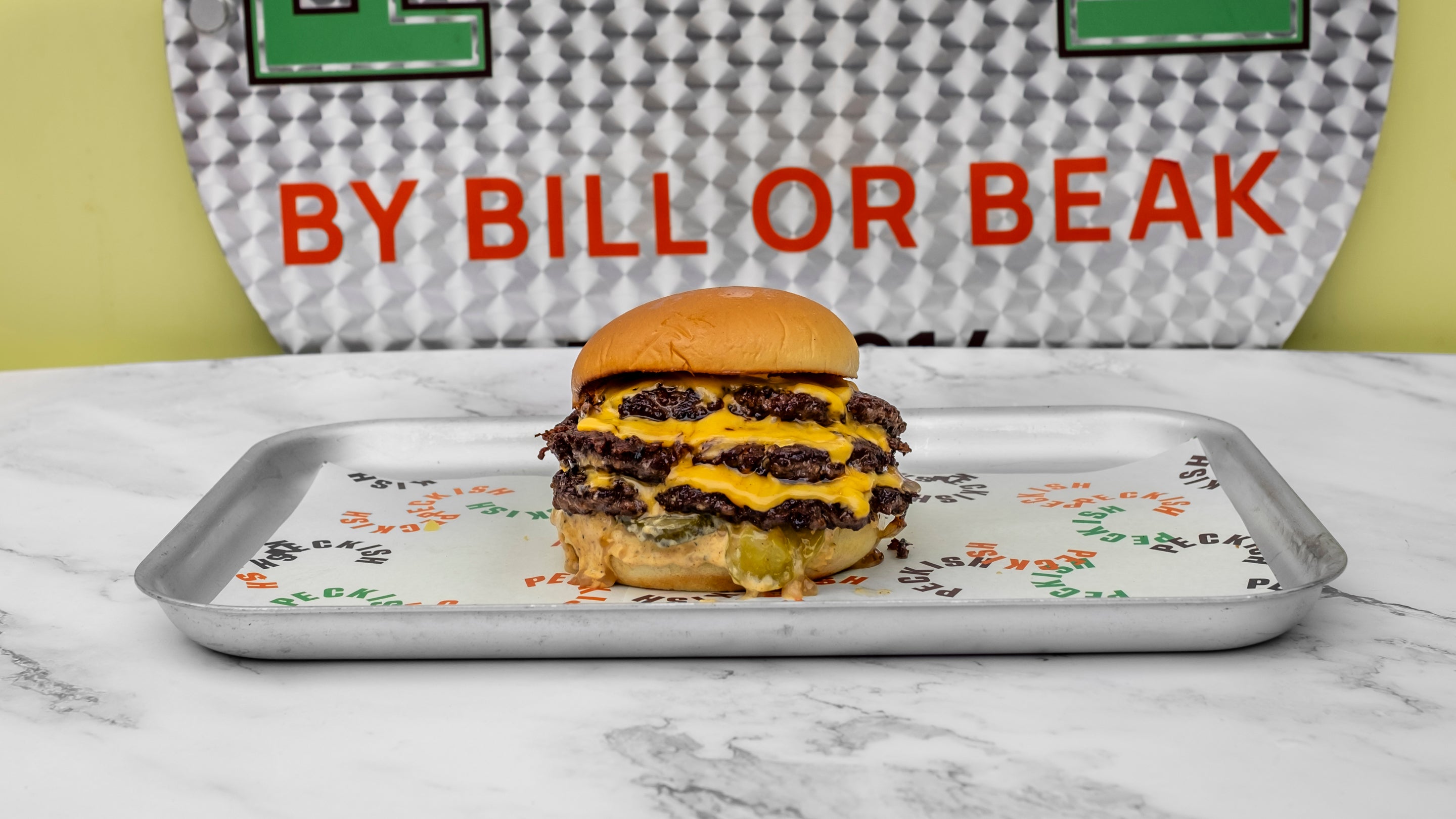 Smashed Patty Triple Cheeseburger