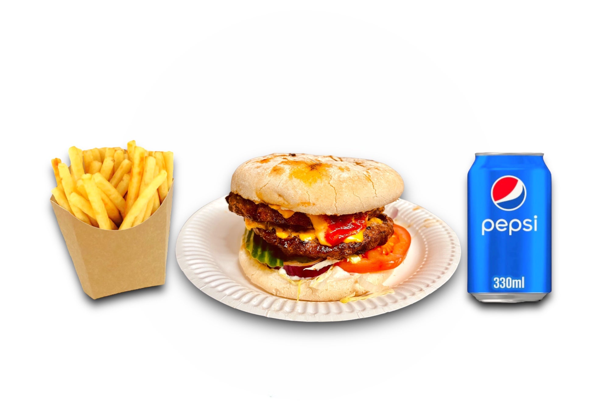 (Half) Pounder beef burger Meal