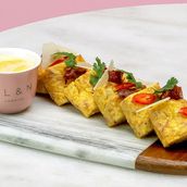 Turkey Bacon & Cheese Omelette
