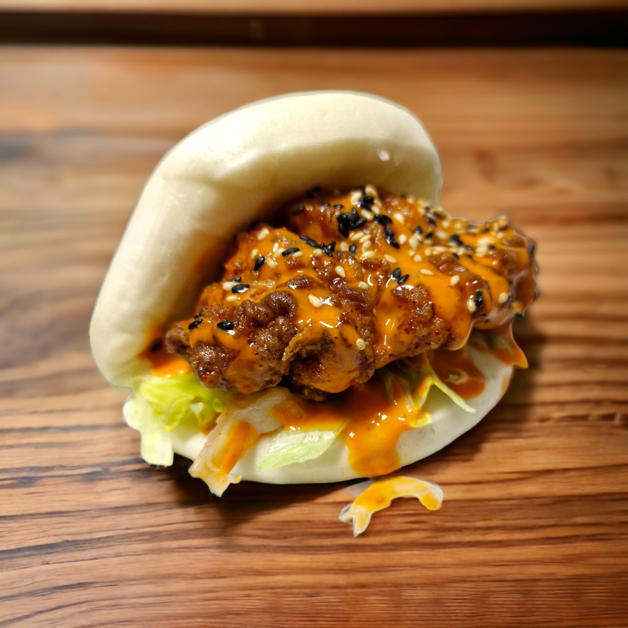 Sizzling Chicken Bao