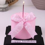 Pink Bow Cake