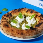 Pesto Burrata Bruschetta