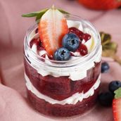 Red Velvet Love Cake Jar