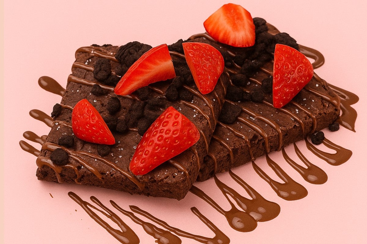 Strawberrys & Oreo Brownie Stack