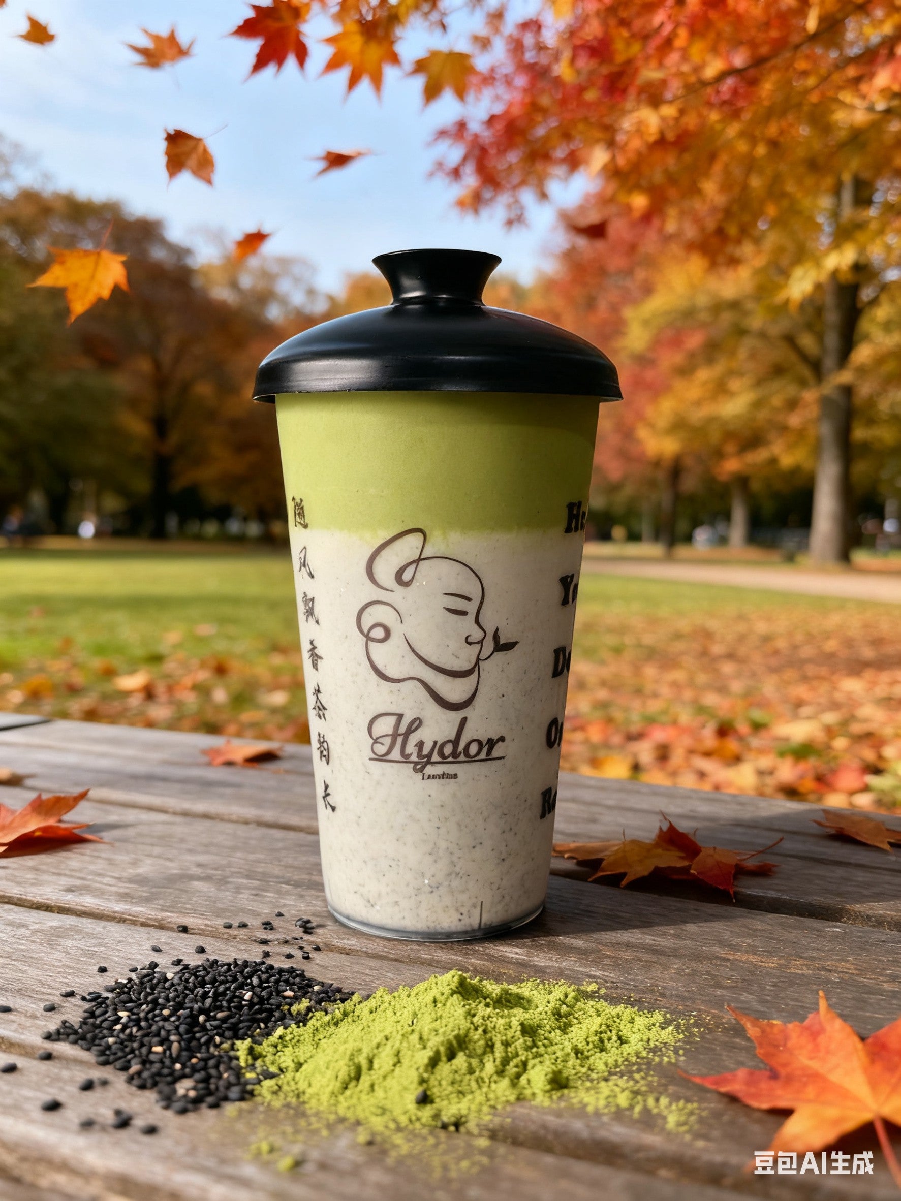 Black Sesame Matcha黑芝抹茶