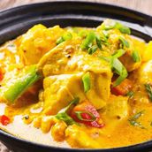Fillet with curry 