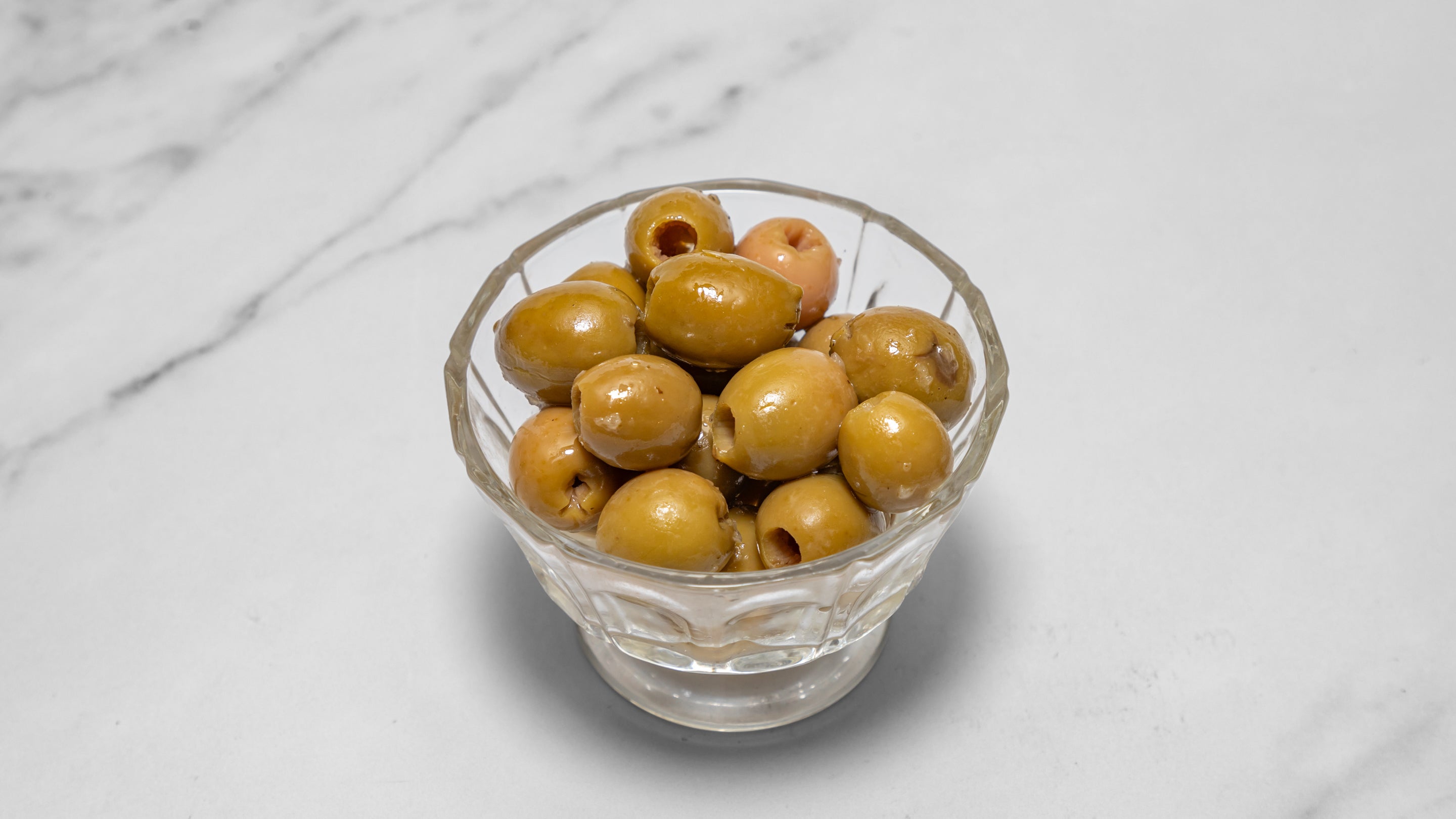 Marinated Green Olives