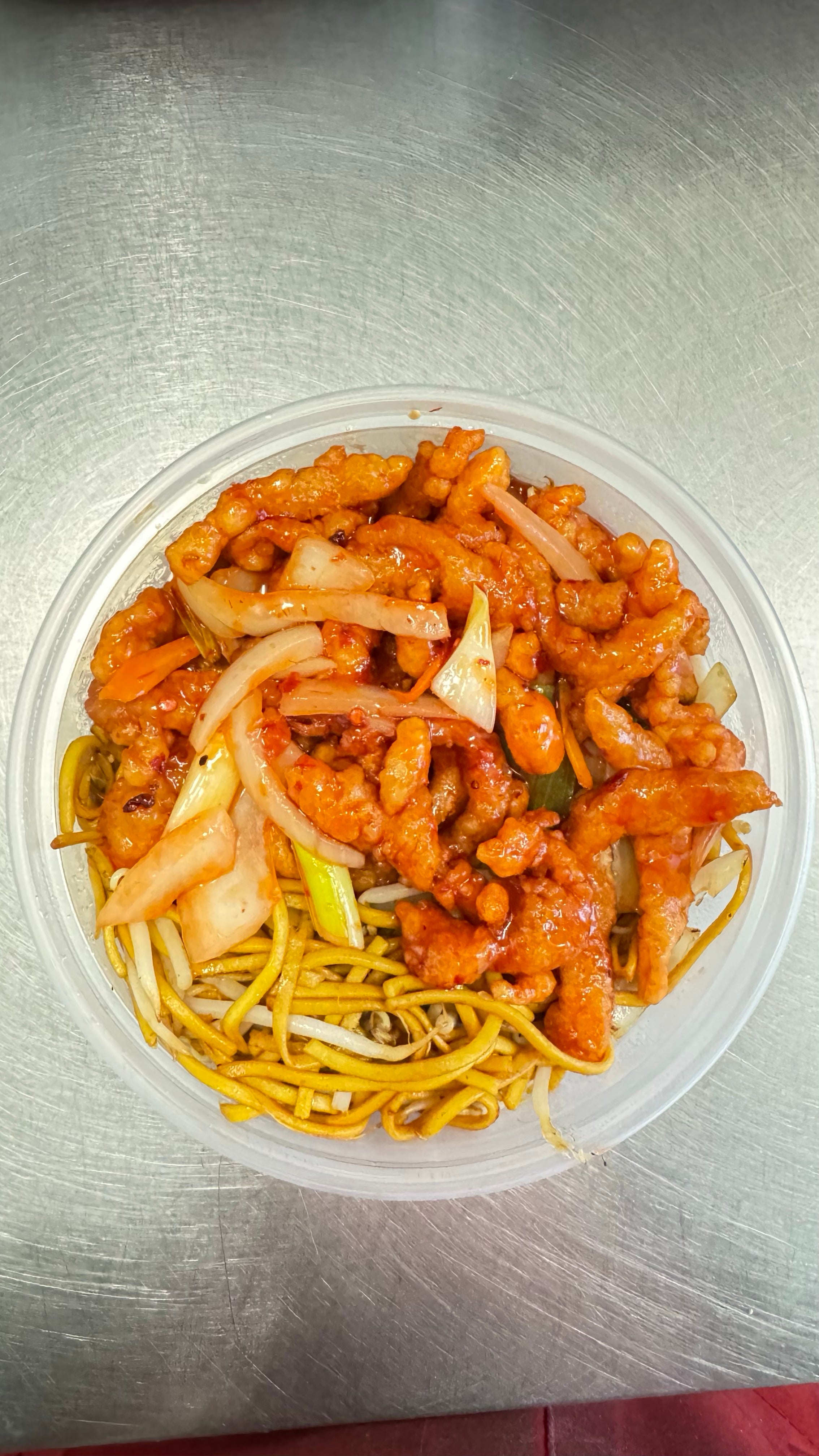 B7 Crispy Shredded Chicken in Chilli 鸡丝/饭/面
