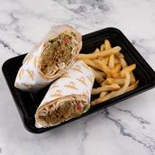 Falafel with Bread and Vegetables