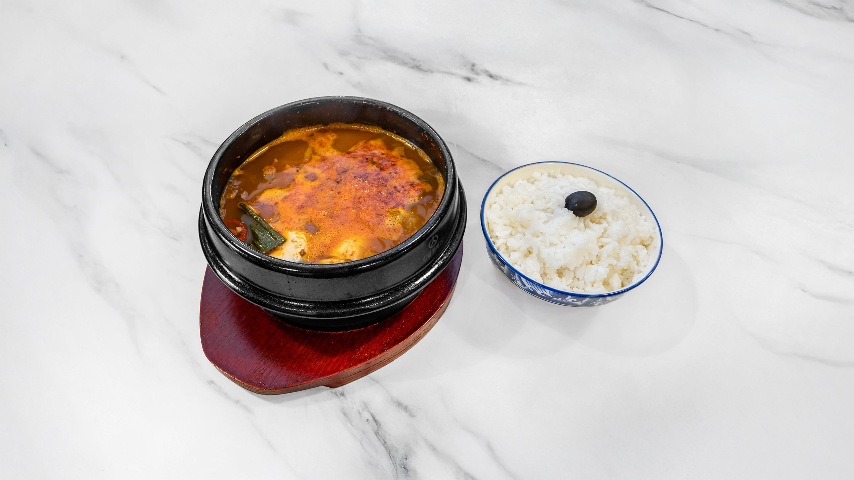 Sundubu Jjigae With Rice