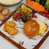 Ramzan breakfast burger
