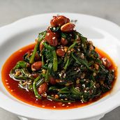 Spinach In Vinegar Dressings Spicy 陈醋菠菜 