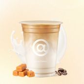 Toffee Hazelnut Latte with Oat Milk