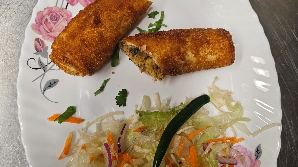 8. Lankan Style Large Mutton Role