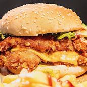 Double Chicken Burger