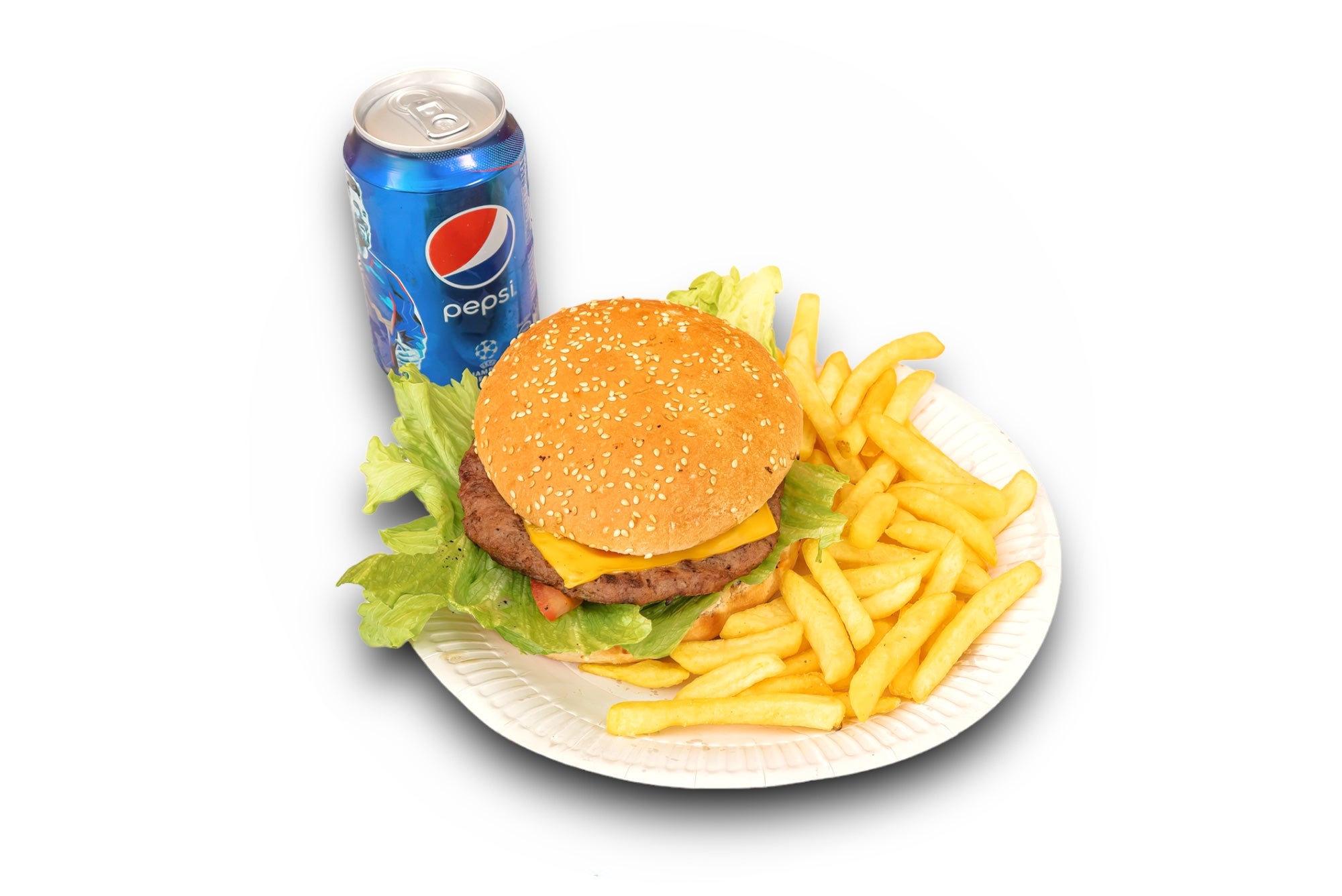(Quarter) Pounder beef burger Meal