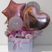 It's a Girl Rosy Bouquet