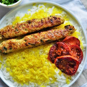 Rice With Kabab