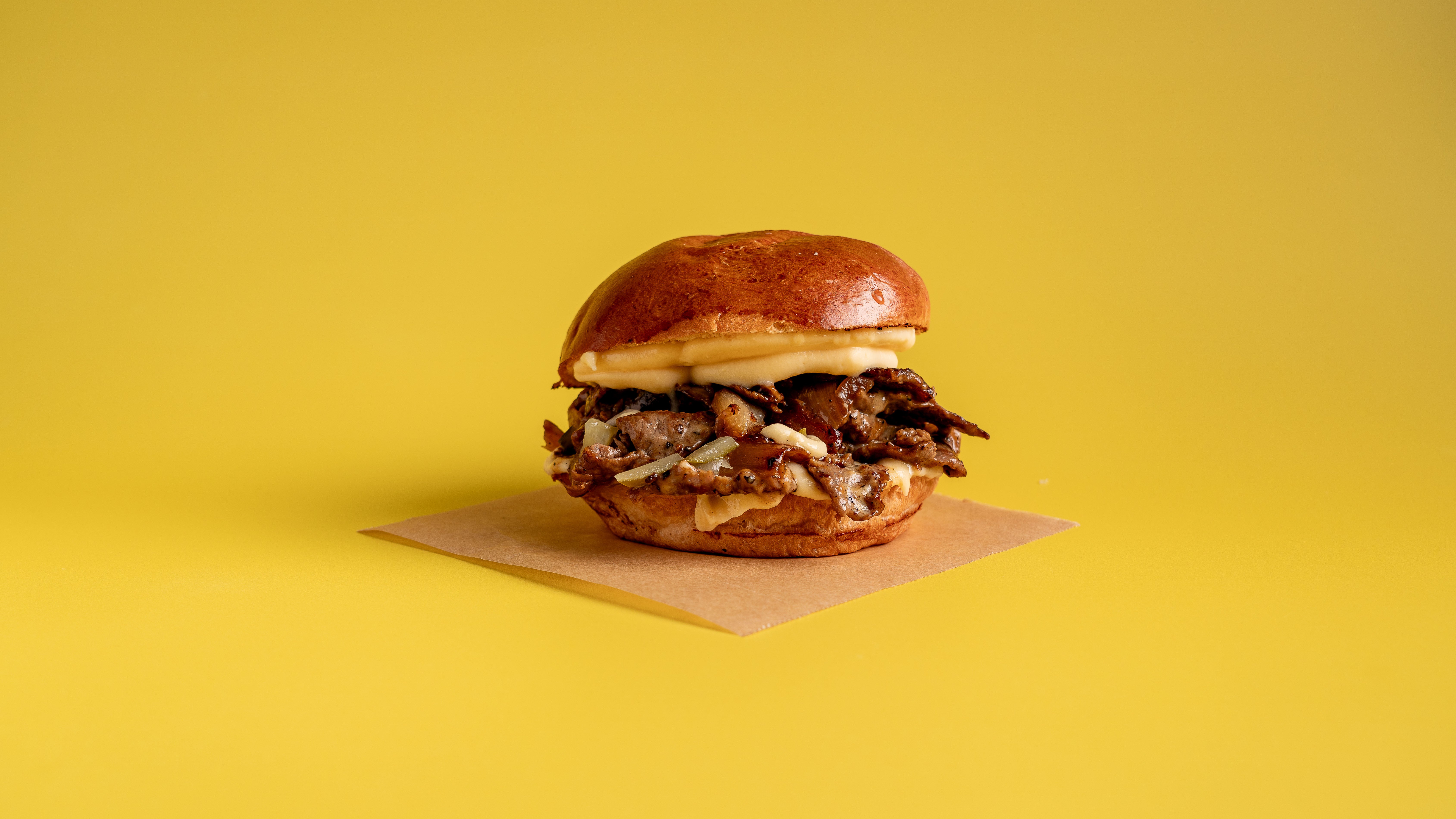 Philly Cheesesteak Burger