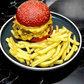 BBQ Burger And Fries