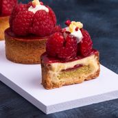 4 Mini Raspberry Tarts 