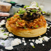 Eggs Menemen In Puff Pastry