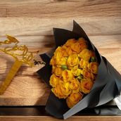 Yellow Baby Rose Graduation Bouquet 44