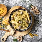 Penne with White Sauce (V)